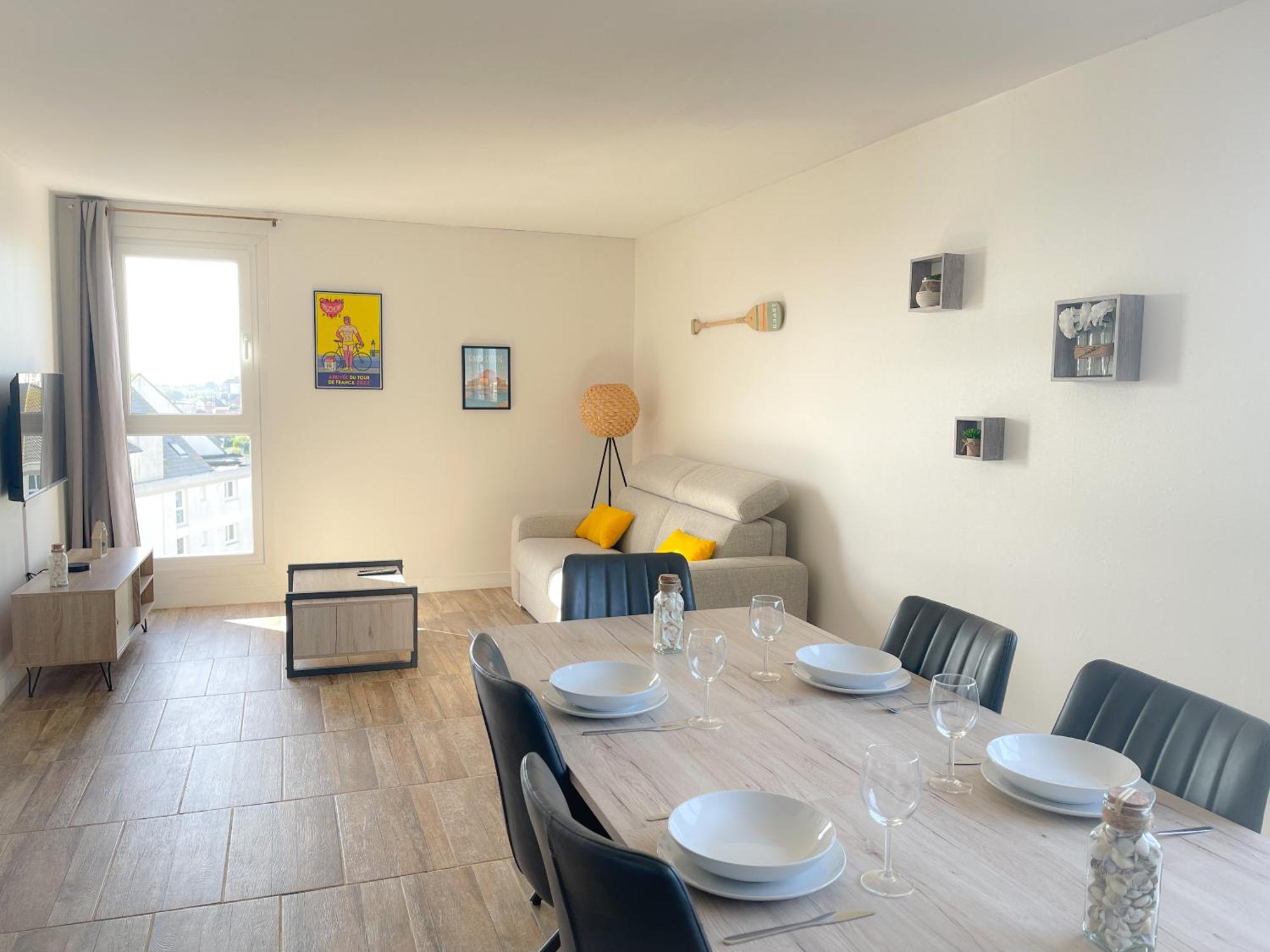 L'Horizon Apartment Calais Bagian luar foto